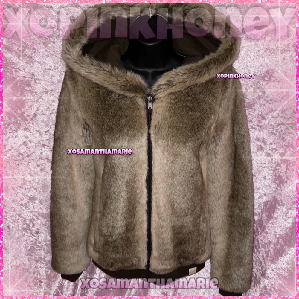 VS PINK Faux Fur Jacket - Picture 2 of 14